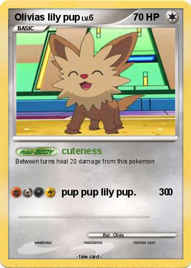 Pokemon Olivias lily pup