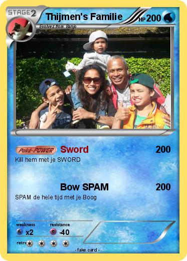 Pokemon Thijmen's Familie