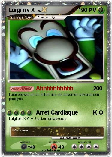 Pokemon Luigi nv X