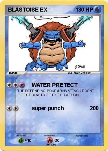 Pokemon BLASTOISE EX