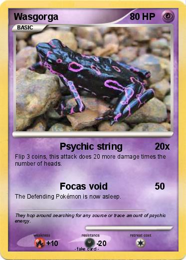 Pokemon Wasgorga