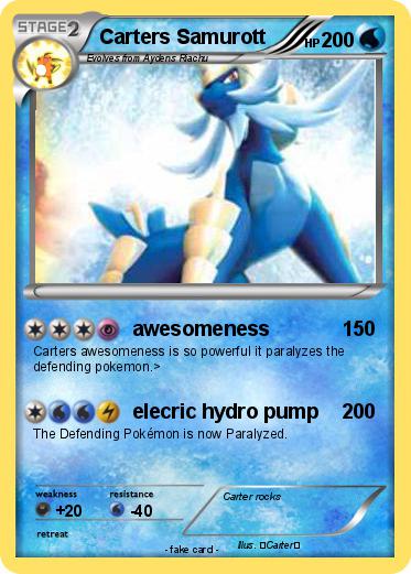 Pokemon Carters Samurott
