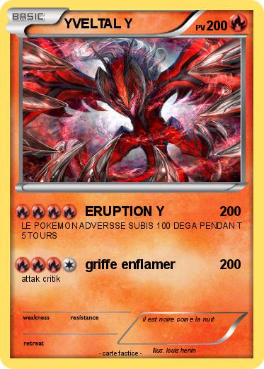 Pokemon YVELTAL Y