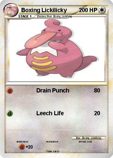 Pokemon Boxing Lickilicky