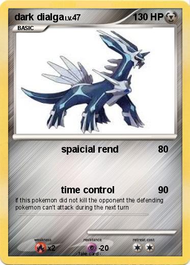 Pokemon dark dialga