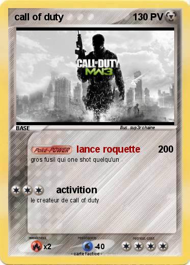 Pokemon call of duty