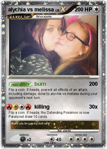 Pokemon alychia vs melissa