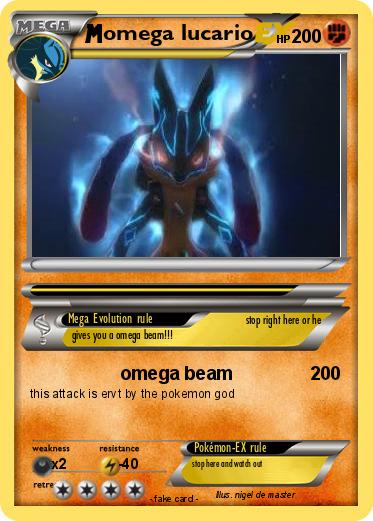 Pokemon omega lucario