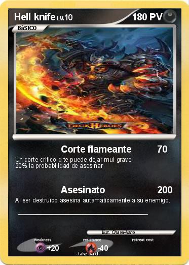 Pokemon Hell knife