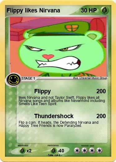Pokemon Flippy likes Nirvana