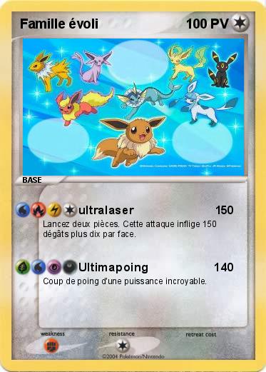 Pokemon Famille évoli