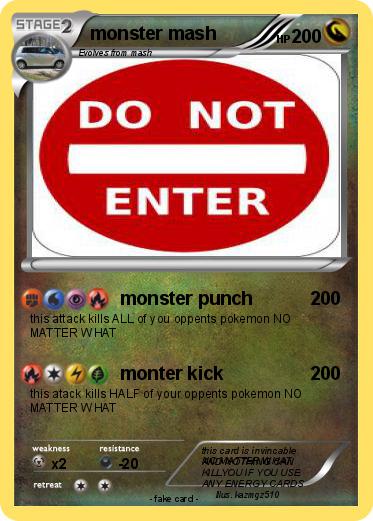 Pokemon monster mash