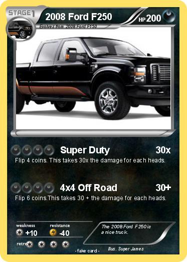 Pokemon 2008 Ford F250