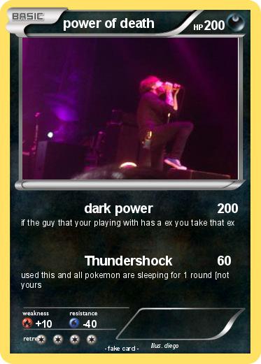 Pokemon power of death