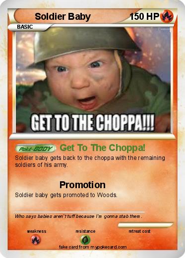 Pokemon Soldier Baby