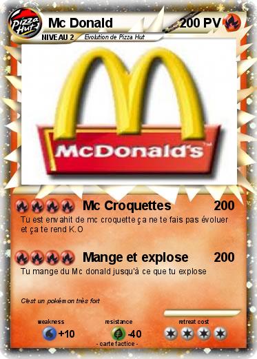 Pokemon Mc Donald
