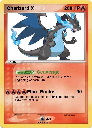Pokemon Charizard X