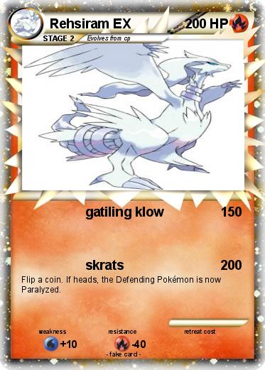 Pokemon Rehsiram EX