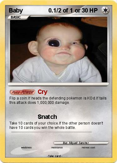 Pokemon Baby                0.1/2 of 1 or