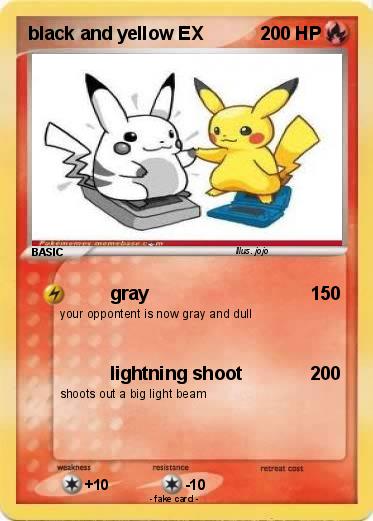 Pokemon black and yellow EX
