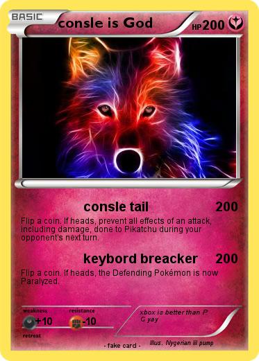 Pokemon consle is God