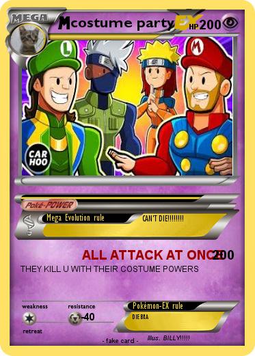 Pokemon costume party
