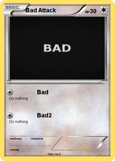 Pokemon Bad Attack