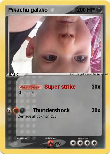 Pokemon Pikachu galako