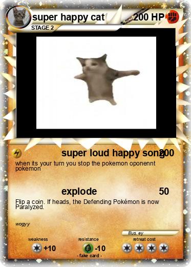 Pokemon super happy cat