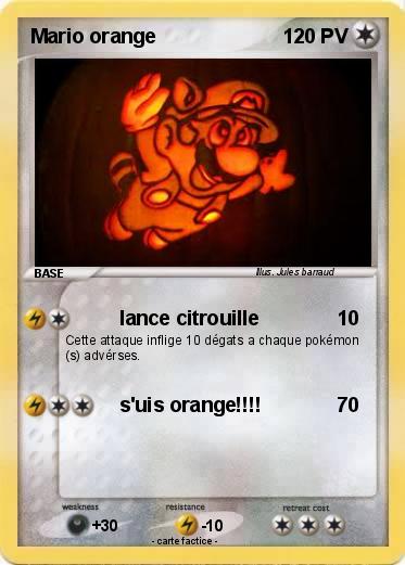 Pokemon Mario orange