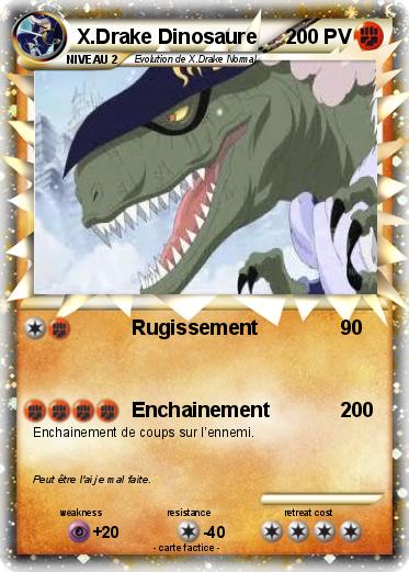 Pokemon X.Drake Dinosaure