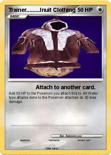 Pokemon Trainer.........Inuit Clothing