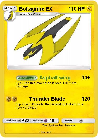 Pokemon Boltagrine EX