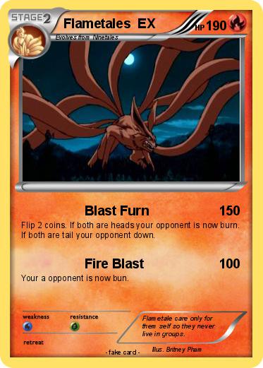 Pokemon Flametales  EX