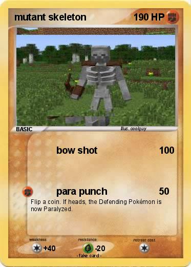 Pokemon mutant skeleton