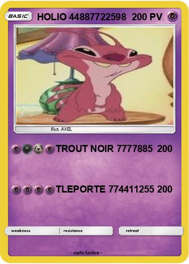 Pokemon HOLIO 44887722598