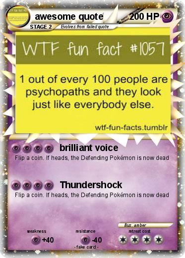 Pokemon awesome quote