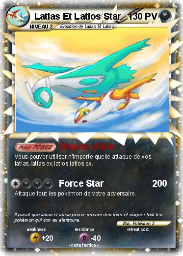 Pokemon Latias Et Latios Star