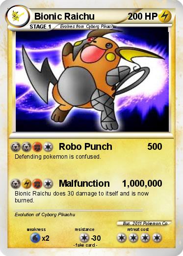 Pokemon Bionic Raichu
