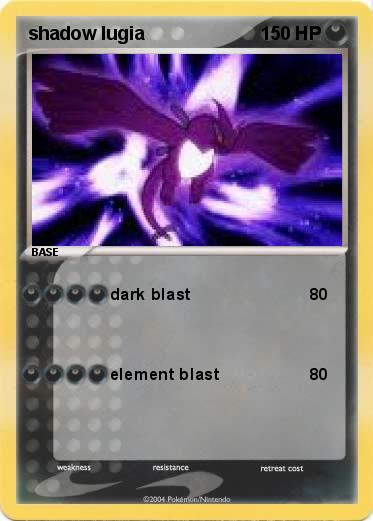Pokemon shadow lugia