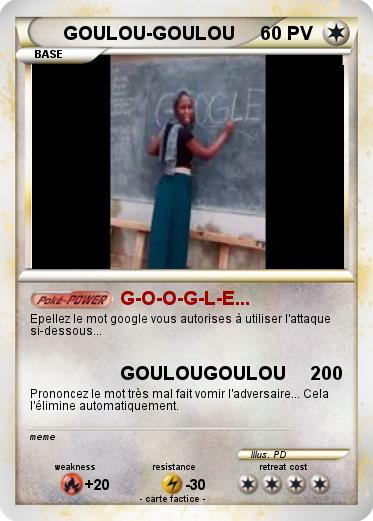 Pokemon GOULOU-GOULOU