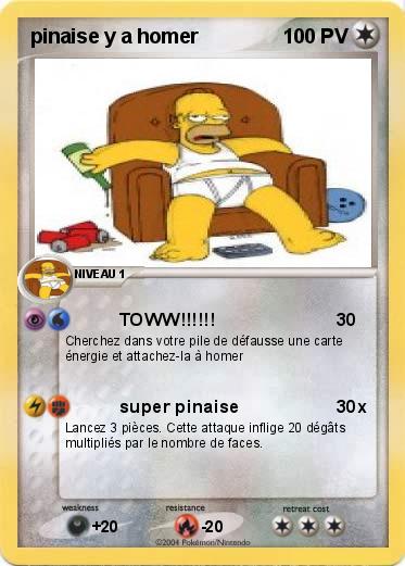 Pokemon pinaise y a homer