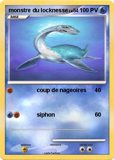 Pokemon monstre du locknesse