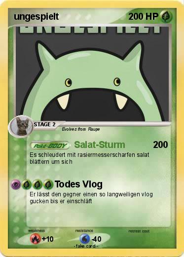Pokemon ungespielt