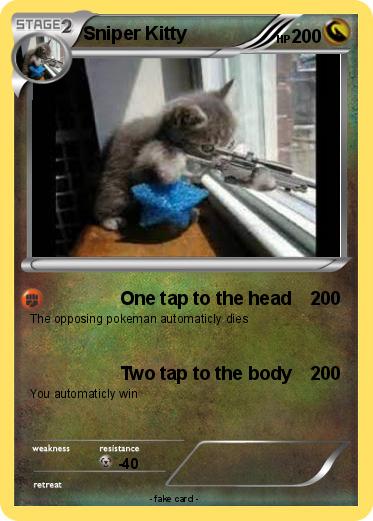 Pokemon Sniper Kitty