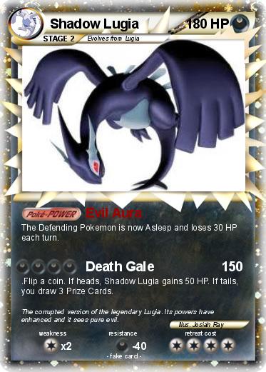 Pokemon Shadow Lugia