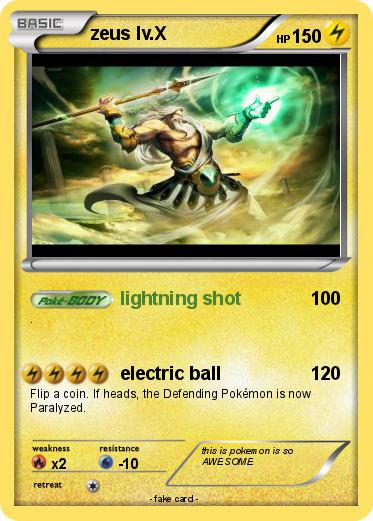 Pokemon zeus lv.X