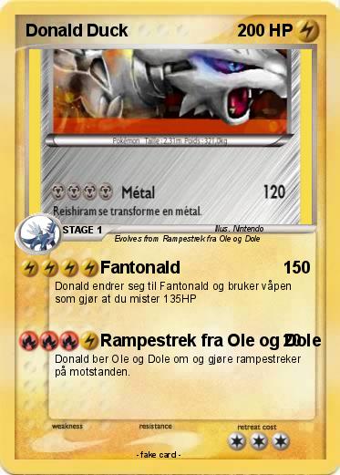 Pokemon Donald Duck