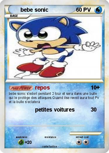 Pokemon bebe sonic