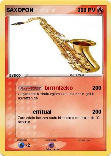 Pokemon SAXOFON